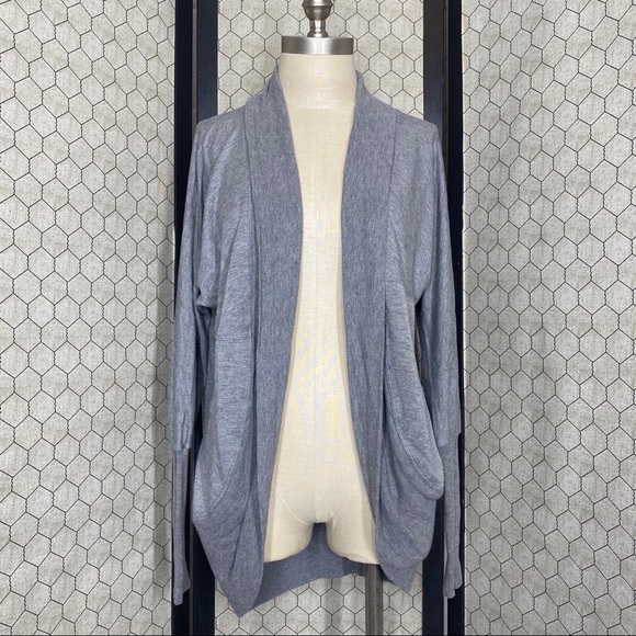 Bordeaux Cocoon Wrap Cardigan | Poshmark